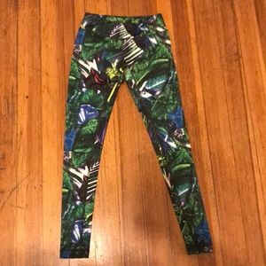 Zella rainforest print leggings- XS